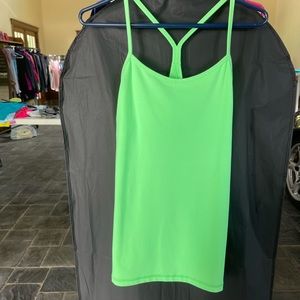 Power Y tank top lululemon size 8
